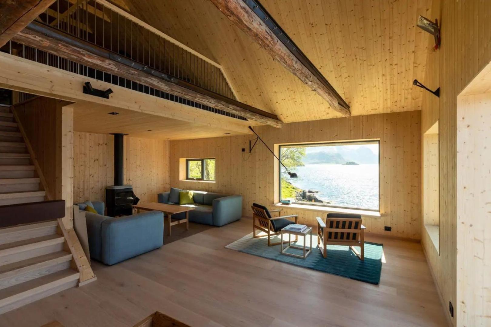 Minkfarmen, Spacious Seaside Cabin With Scenic View Ramberg Ngoại thất bức ảnh
